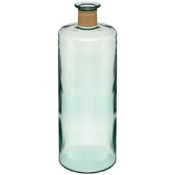 Clearance Vase bouteille raphia h75cm Vase