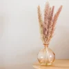 New Vase givre avec pampa Fleur, Plante Artificielle