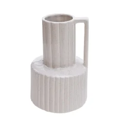Discount Vase pichet ceramique strie Vase