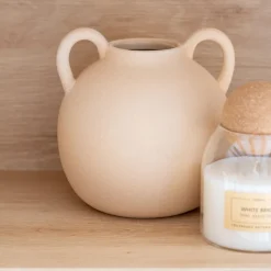 Clearance Vase rond avec anses Vase