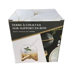 Verre a cocktail avec paille Vaisselle, Art De La Table·Verre
