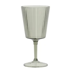 Clearance Verre a vin strie gris Vaisselle Jetable