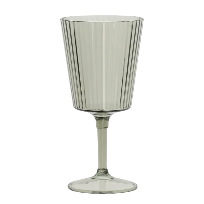 Clearance Verre a vin strie gris Vaisselle Jetable