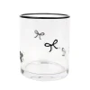 Clearance Verre bas motif noeud noir Vaisselle, Art De La Table·Verre