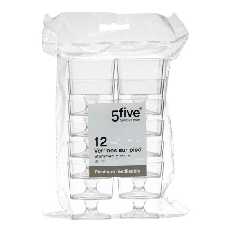 Online Verrine carre avec pied 6cl x12 Vaisselle Jetable