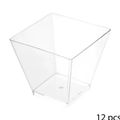 New Verrine carree 6cl x12 Vaisselle Jetable