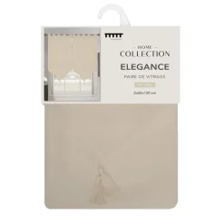 Best Vitrage x2 elegance 60x120cm Rideau, Voilage·Vitrages