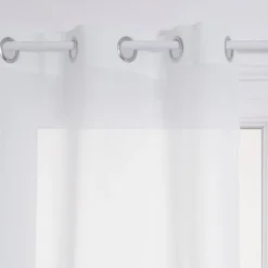 Hot Voilage ana blanc 140x240 cm Rideau, Voilage·Voilage