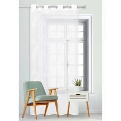Outlet Voile a Aillets baya 140x240cm Rideau, Voilage·Voilage