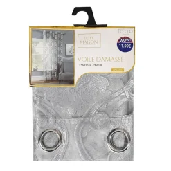 Clearance Voile damasse 140x240 Rideau, Voilage·Voilage