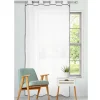 New Voile oeillets noka 140x240cm bl Rideau, Voilage·Voilage