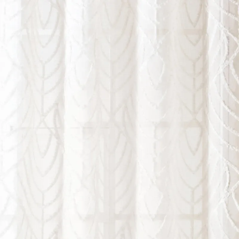 Best Voile type leaf ecru Rideau, Voilage·Voilage